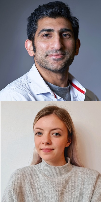 Ketan Patel and Olivia Chalmers presenting at Project Challenge Expo September 2022