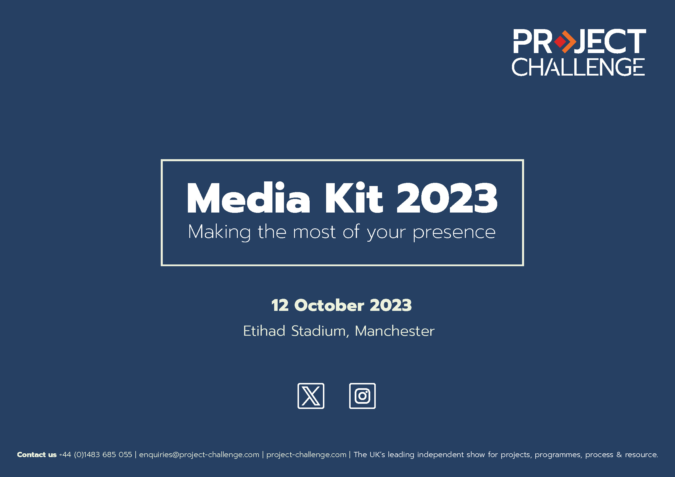Project Challenge Manchester 2023 - Media Kit