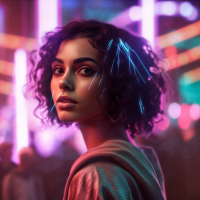 Image of Yasmine, WOLF Qanawat's AI virtual assistant